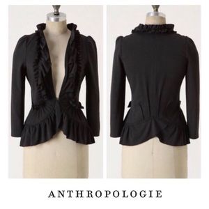 Cartonnier Redux Ruffle Trim Blazer Jacket